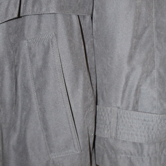 Brem, Rainwear no show buttons Long black Trench coat - Picture 10 of 14